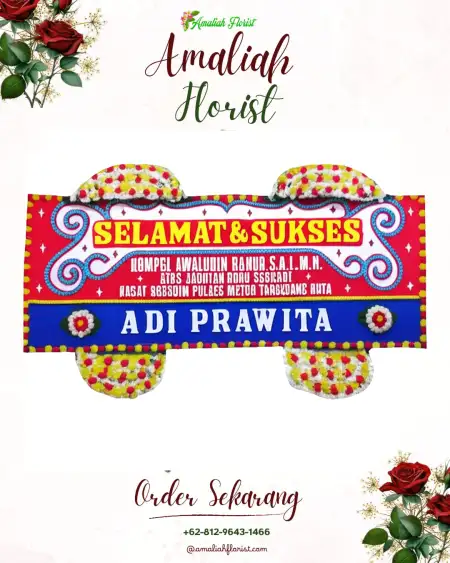 Papan Bunga Ucapan Selamat Luwu