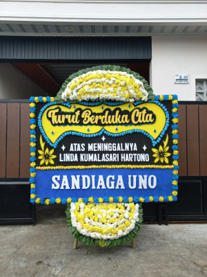 Papan Bunga Duka di Luwu